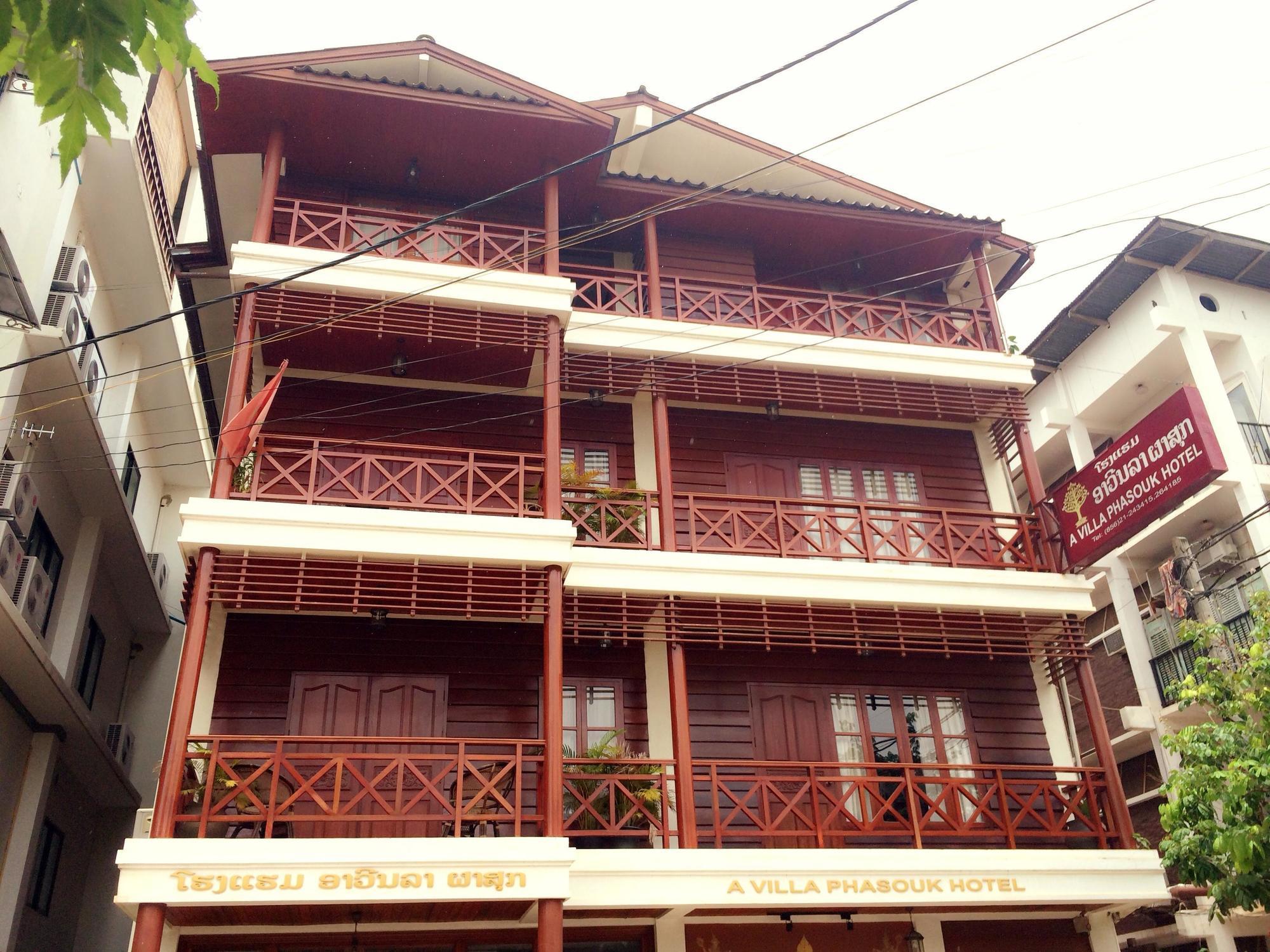 Avilla Phasouk Hotel Vientiane Bagian luar foto
